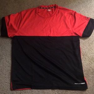 Red and black shirt